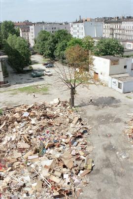 Ulica Pułaskiego - wysypisko śmieci