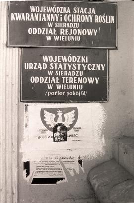 Plakat w 46 rocznicę śmierci Marszałka Piłsudskiego