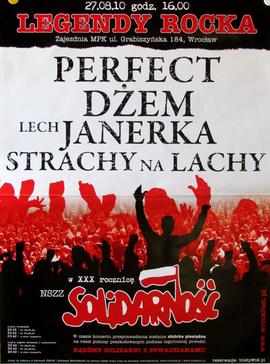 Legendy Rocka: w XXX rocznicę NSZZ Solidarność: koncert