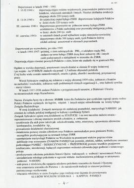 Informacja o Związku Sybiraków