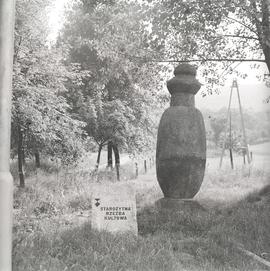 Kamienna rzeźba kultowa Mnich w Sobótce
