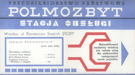 Przedsiębiorstwo Państwowe Polmozbyt: stacja obsługi