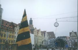 Wrocławski rynek w dzień sylwestrowy