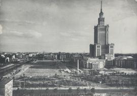 Warszawa - Pałac Kultury i Nauki: pocztówka