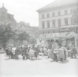 Kawiarnia letnia na pl. Solnym we Wrocławiu