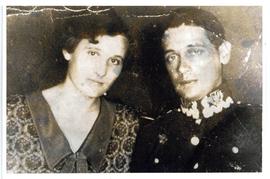 Konstanty Peszyński z żoną