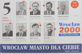 Koalicja Obywatelska "Wrocław 2000": 5 Okręg (Krzyki 2)