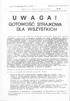 Biuro Informacyjne MKZ Wrocław - Serwis Informacyjny Nr 19