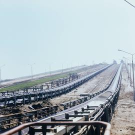 Taśmociąg łączący kopalnię z elektrownią Bełchatów
