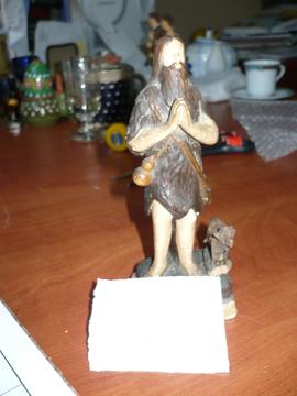 Figurka św. Jana Chrzciciela z barankiem