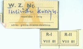 Kartka reglamentacyjna 1981