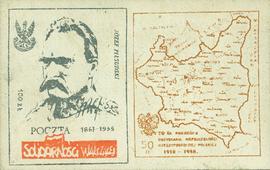 Józef Piłsudski - 70. rocznica odzyskania niepodległości - poczta Solidarności Walczącej