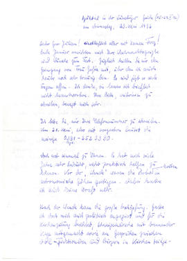 List od Brigitte Draeseke