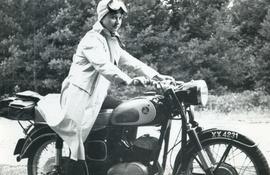 Maria Bigosińska na motorze
