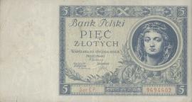 5 złotych: banknot z 1930 roku