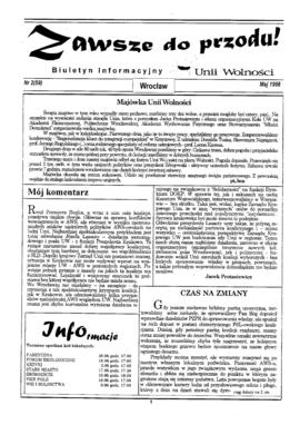 Biuletyn Informacyjny Unii Wolności - nr 2 (59)