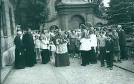 Odpust w parafii św. Maurycego we Wrocławiu w 1973 r.